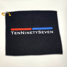 Load image into Gallery viewer, TenNinetySeven logo golf towel
