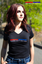 Load image into Gallery viewer, Women's V-neck TenNinetySeven shirt
