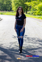 Load image into Gallery viewer, Women's V-neck TenNinetySeven shirt
