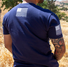 Load image into Gallery viewer, Blue logo T
